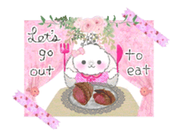 Message of a lop eared rabbit -movie1- sticker #12032247