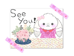 Message of a lop eared rabbit -movie1- sticker #12032253