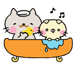 Cat's family sticker sticker #12032627