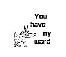 We are animals sticker #12032646