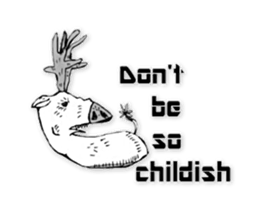 We are animals sticker #12032650