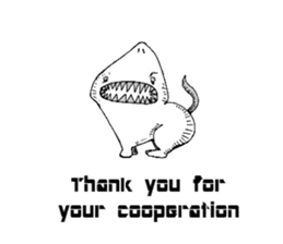 We are animals sticker #12032669