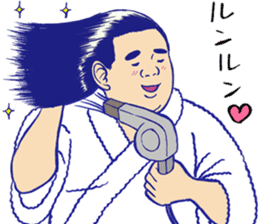 Holiday of the sumo wrestler sticker #12033342