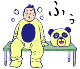 Holiday of the sumo wrestler sticker #12033363