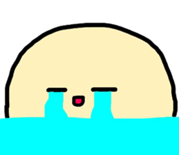 Round people meguworld sticker #12033617