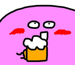 Round people meguworld sticker #12033634