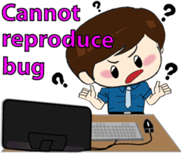 Programmer life cycle sticker #12033726