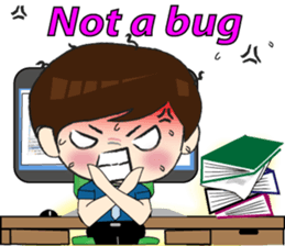 Programmer life cycle sticker #12033727