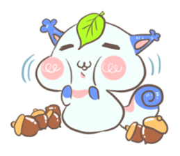 Cute Baby Squirrel sticker #12034334