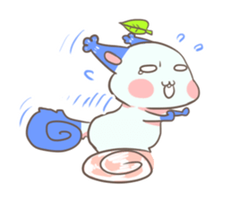 Cute Baby Squirrel sticker #12034349