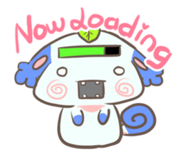 Cute Baby Squirrel sticker #12034356