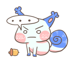 Cute Baby Squirrel sticker #12034367