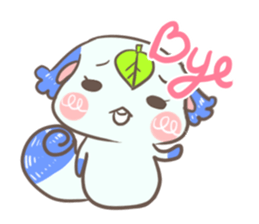 Cute Baby Squirrel sticker #12034373