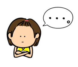 I like basketball! Girls version. sticker #12035042