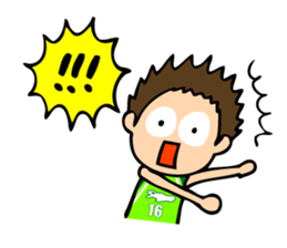 I like basketball! Boys version. sticker #12035359