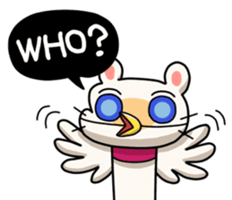 Egg kitty friends not normal Daily life3 sticker #12035379