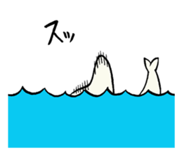 earless seals haveing a turned-up chin sticker #12036706