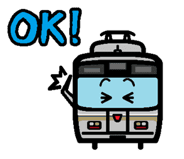 Deformed the Kansai train. NO.4 sticker #12037358