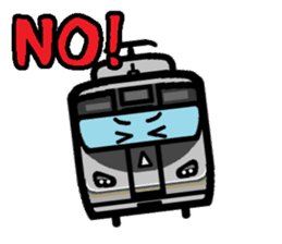 Deformed the Kansai train. NO.4 sticker #12037360