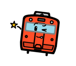 Deformed the Kansai train. NO.4 sticker #12037379