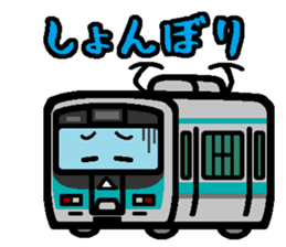 Deformed the Kansai train. NO.4 sticker #12037382