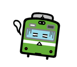 Deformed the Kansai train. NO.4 sticker #12037394