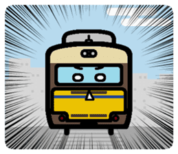 Deformed the Kansai train. NO.4 sticker #12037397