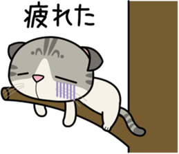Lop-eared Scottish hold "Onpu-chan" sticker #12037697