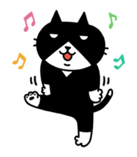 Tuxedo cat Kuroyama 3(JP) sticker #12037732