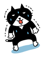 Tuxedo cat Kuroyama 3(JP) sticker #12037739