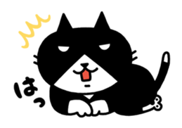 Tuxedo cat Kuroyama 3(JP) sticker #12037741