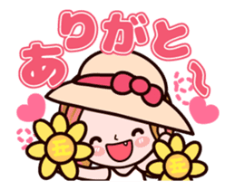 Kazuko Chan summer version animation sticker #12037870