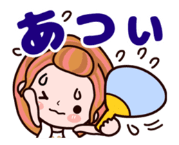 Kazuko Chan summer version animation sticker #12037874