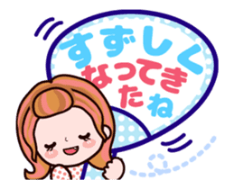 Kazuko Chan summer version animation sticker #12037881