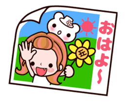 Kazuko Chan summer version animation sticker #12037884