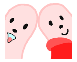 Amination "Fish Sausage" Boy sticker #12038106