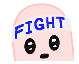 Amination "Fish Sausage" Boy sticker #12038124