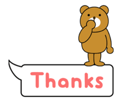 Dancing Balloon Bear ! sticker #12038230