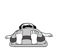 Running active girl (animation) sticker #12038357