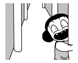 Running active girl (animation) sticker #12038358