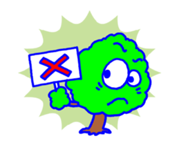 Norwegian trees of the animation sticker #12038473