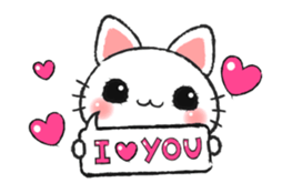 Love Love Love cat's(Animation) sticker #12038510