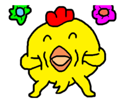 Video? Chicken Piyoko sticker #12038538