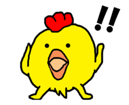 Video? Chicken Piyoko sticker #12038539