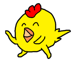 Video? Chicken Piyoko sticker #12038542
