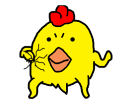 Video? Chicken Piyoko sticker #12038543