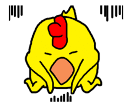 Video? Chicken Piyoko sticker #12038545