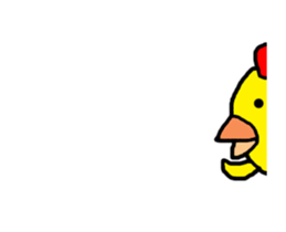 Video? Chicken Piyoko sticker #12038546