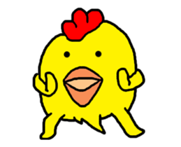 Video? Chicken Piyoko sticker #12038547