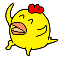 Video? Chicken Piyoko sticker #12038550